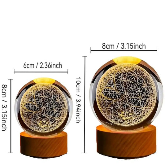 Moon Crystal Night Lamp